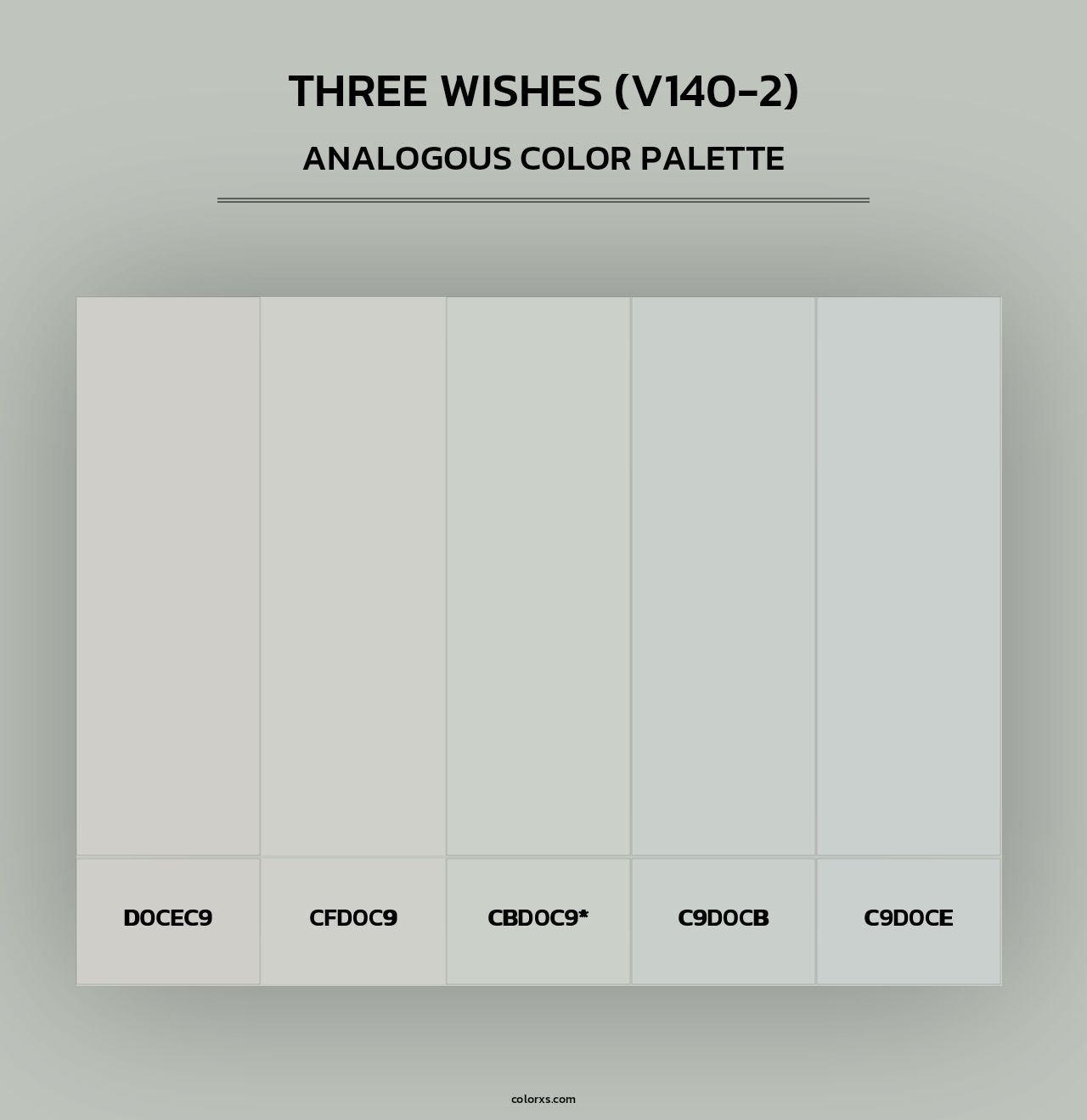 Three Wishes (V140-2) - Analogous Color Palette