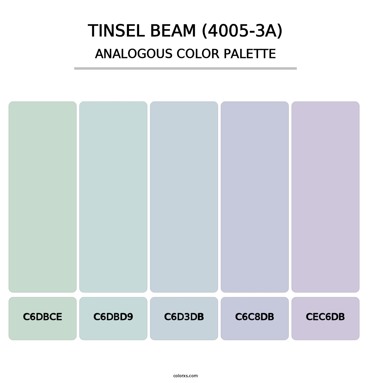 Tinsel Beam (4005-3A) - Analogous Color Palette