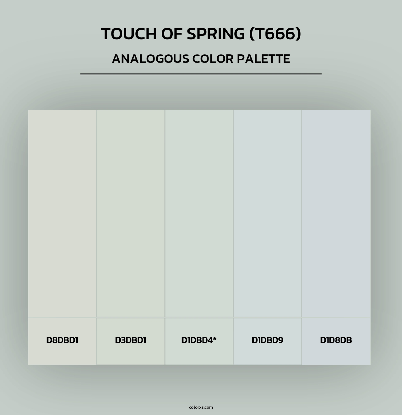 Touch of Spring (T666) - Analogous Color Palette