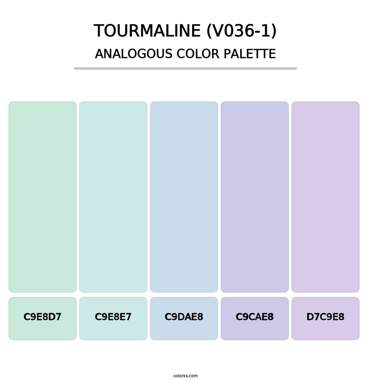Tourmaline (V036-1) - Analogous Color Palette