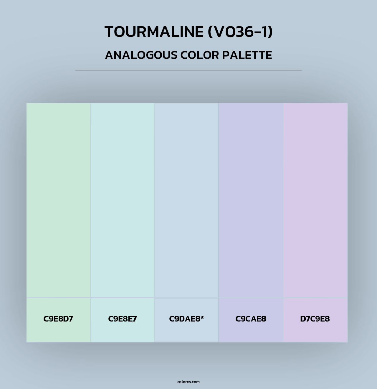 Tourmaline (V036-1) - Analogous Color Palette
