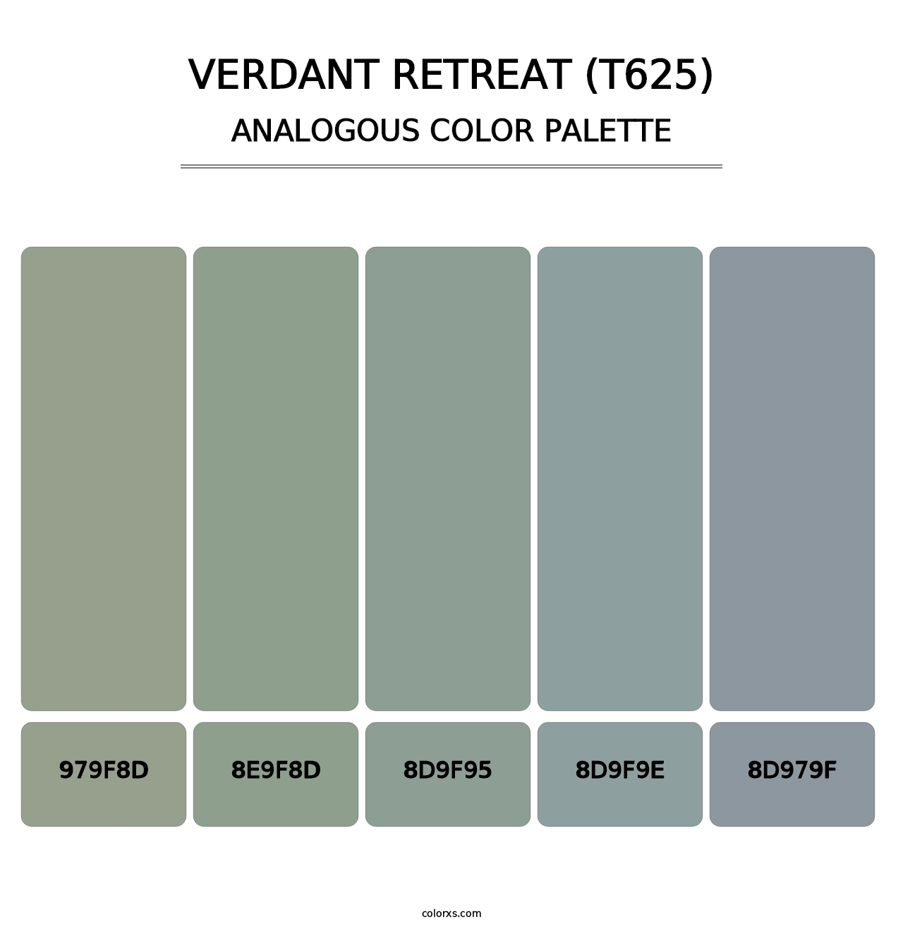 Verdant Retreat (T625) - Analogous Color Palette