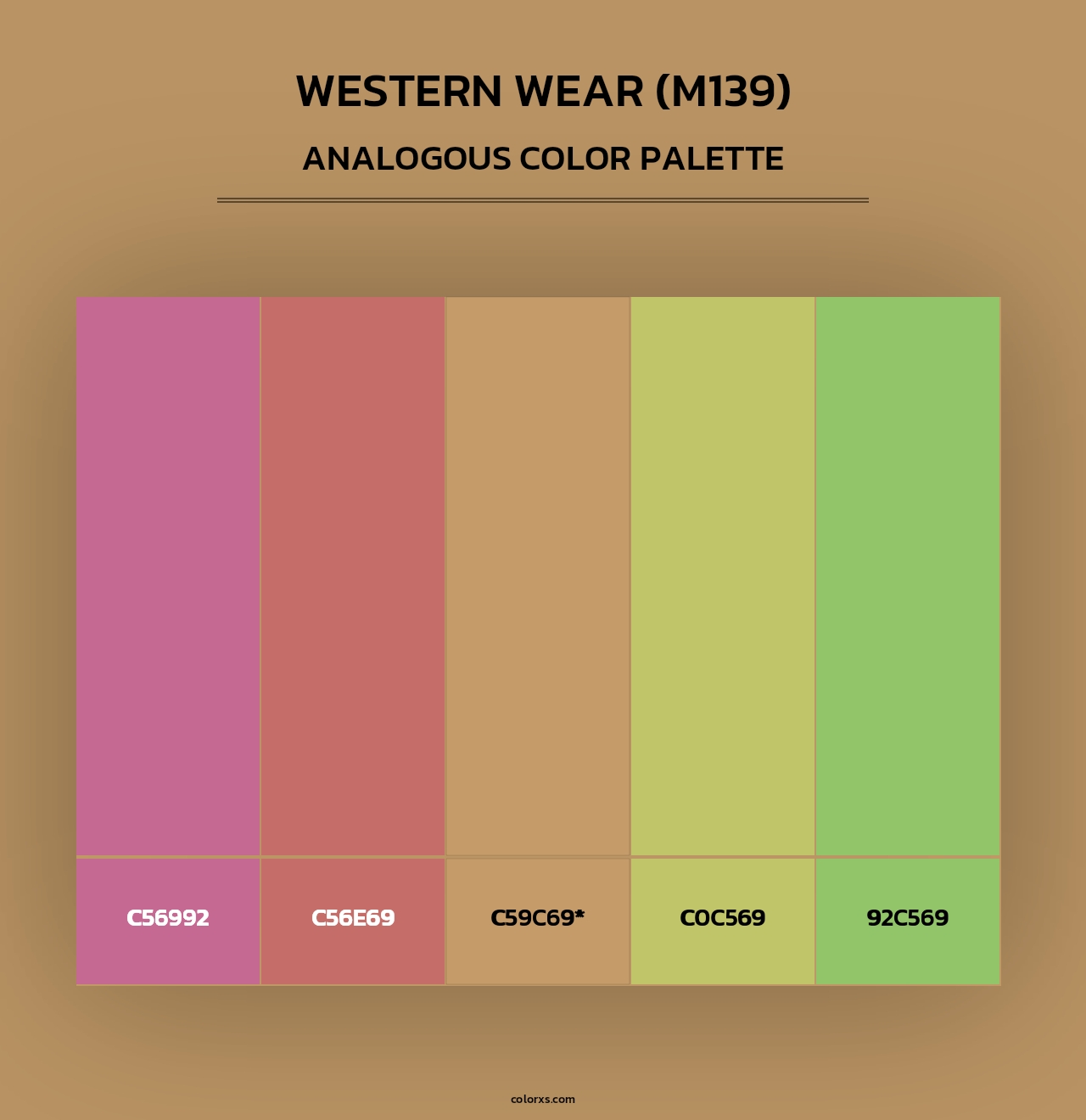Western Wear (M139) - Analogous Color Palette