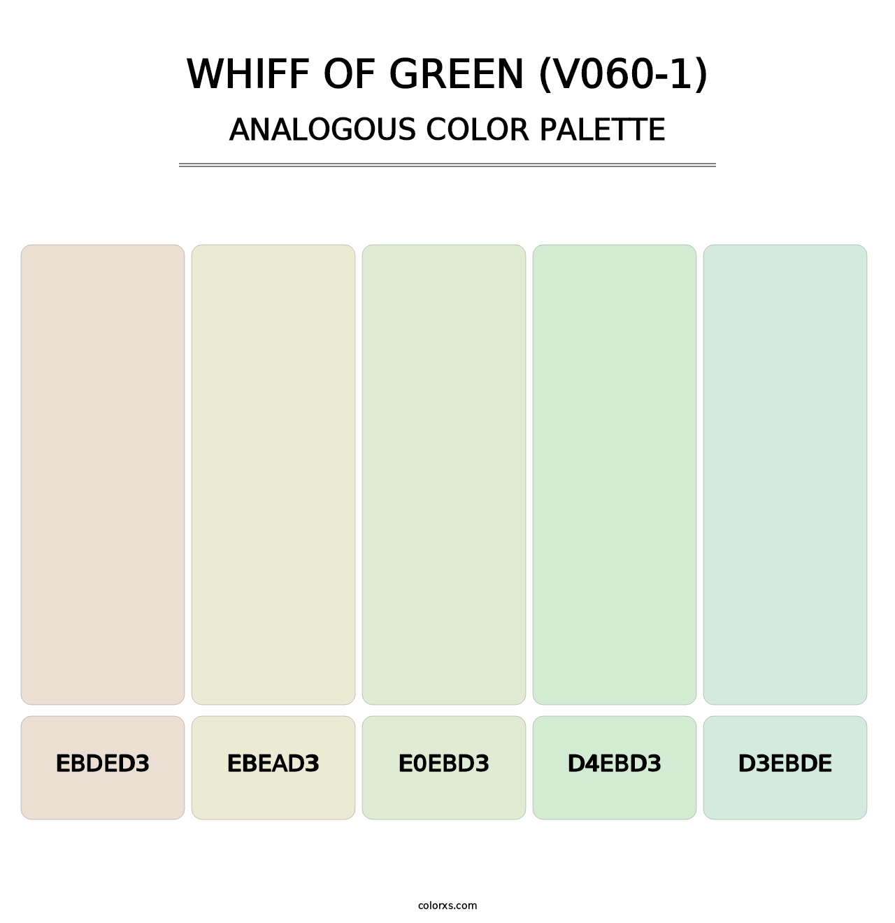 Whiff of Green (V060-1) - Analogous Color Palette