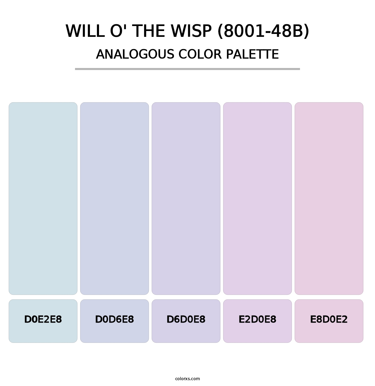 Will o' the Wisp (8001-48B) - Analogous Color Palette