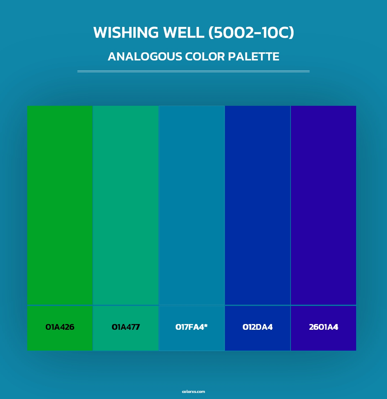 Wishing Well (5002-10C) - Analogous Color Palette
