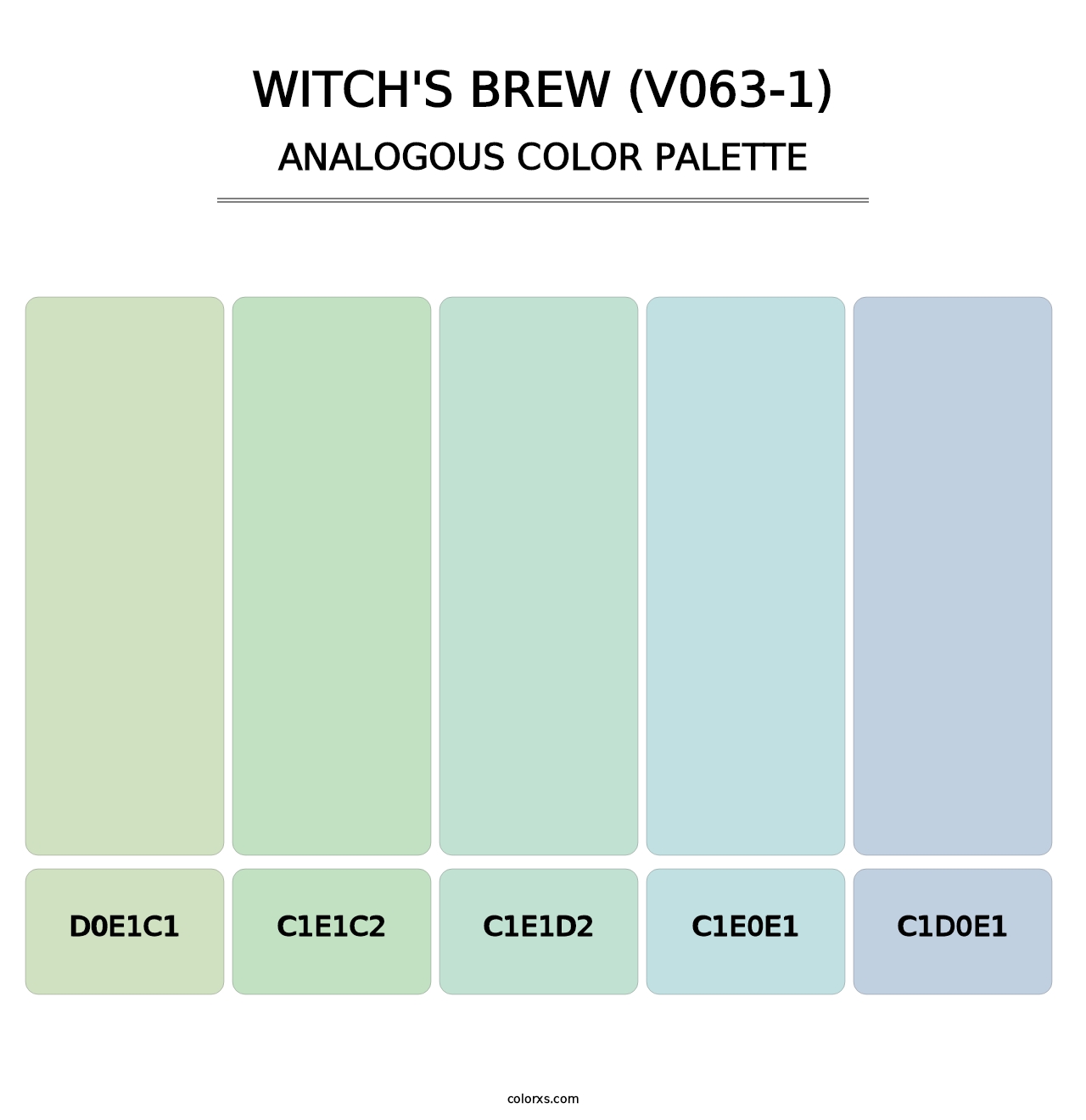 Witch's Brew (V063-1) - Analogous Color Palette