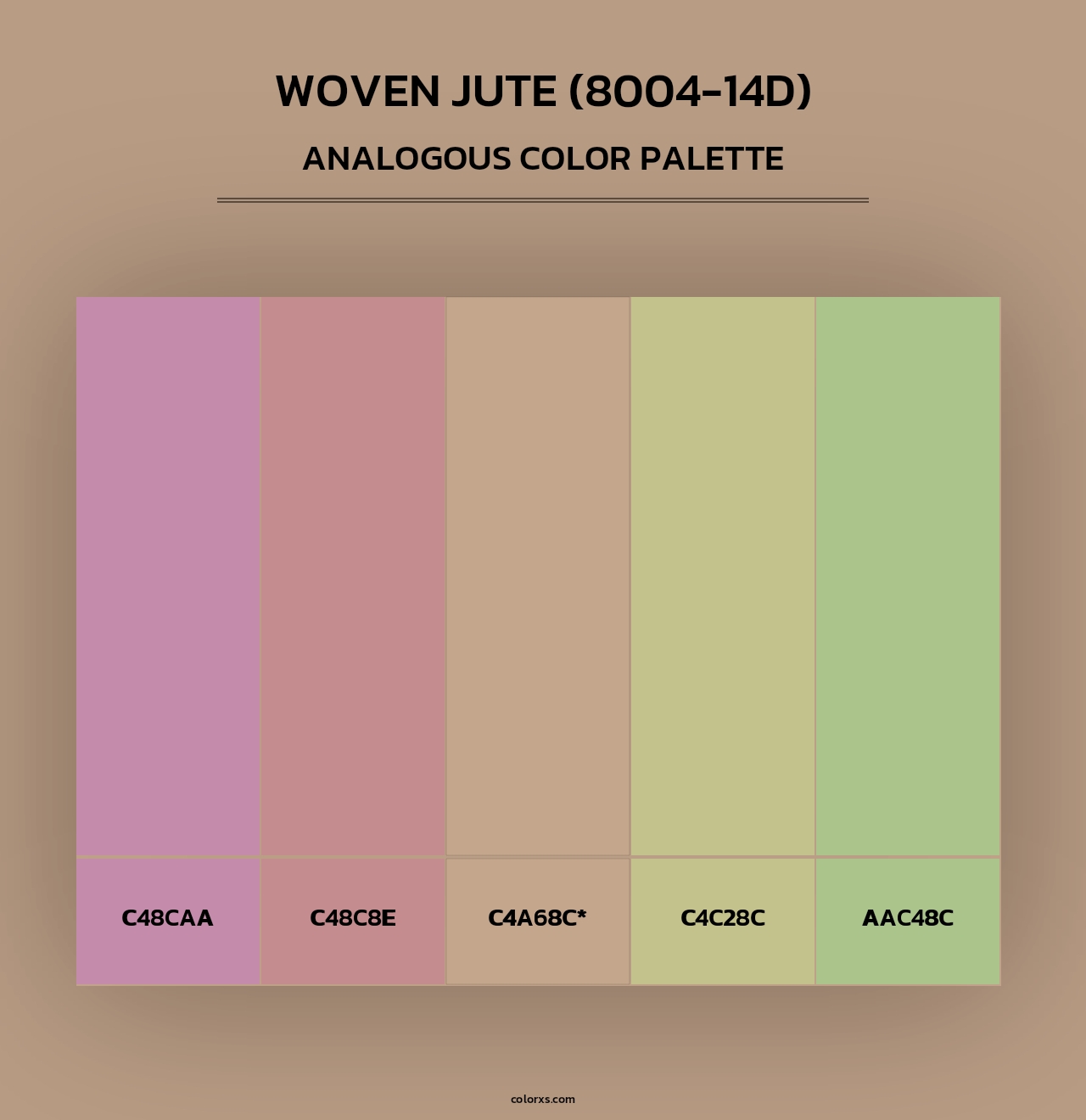 Woven Jute (8004-14D) - Analogous Color Palette