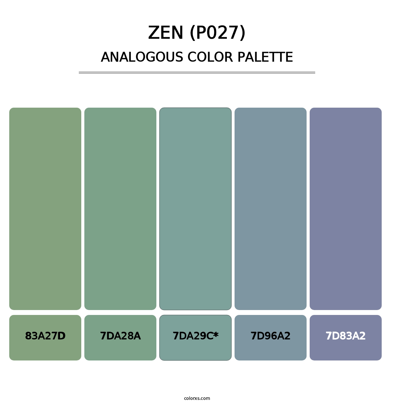 Zen (P027) - Analogous Color Palette