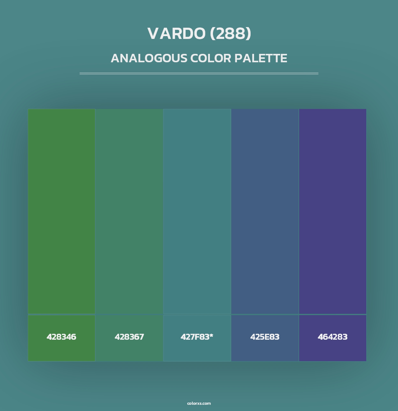Vardo (288) - Analogous Color Palette