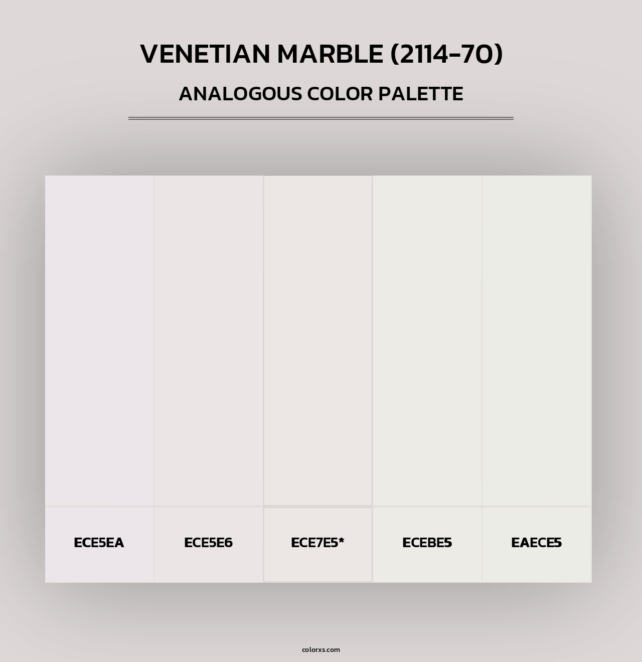 Venetian Marble (2114-70) - Analogous Color Palette