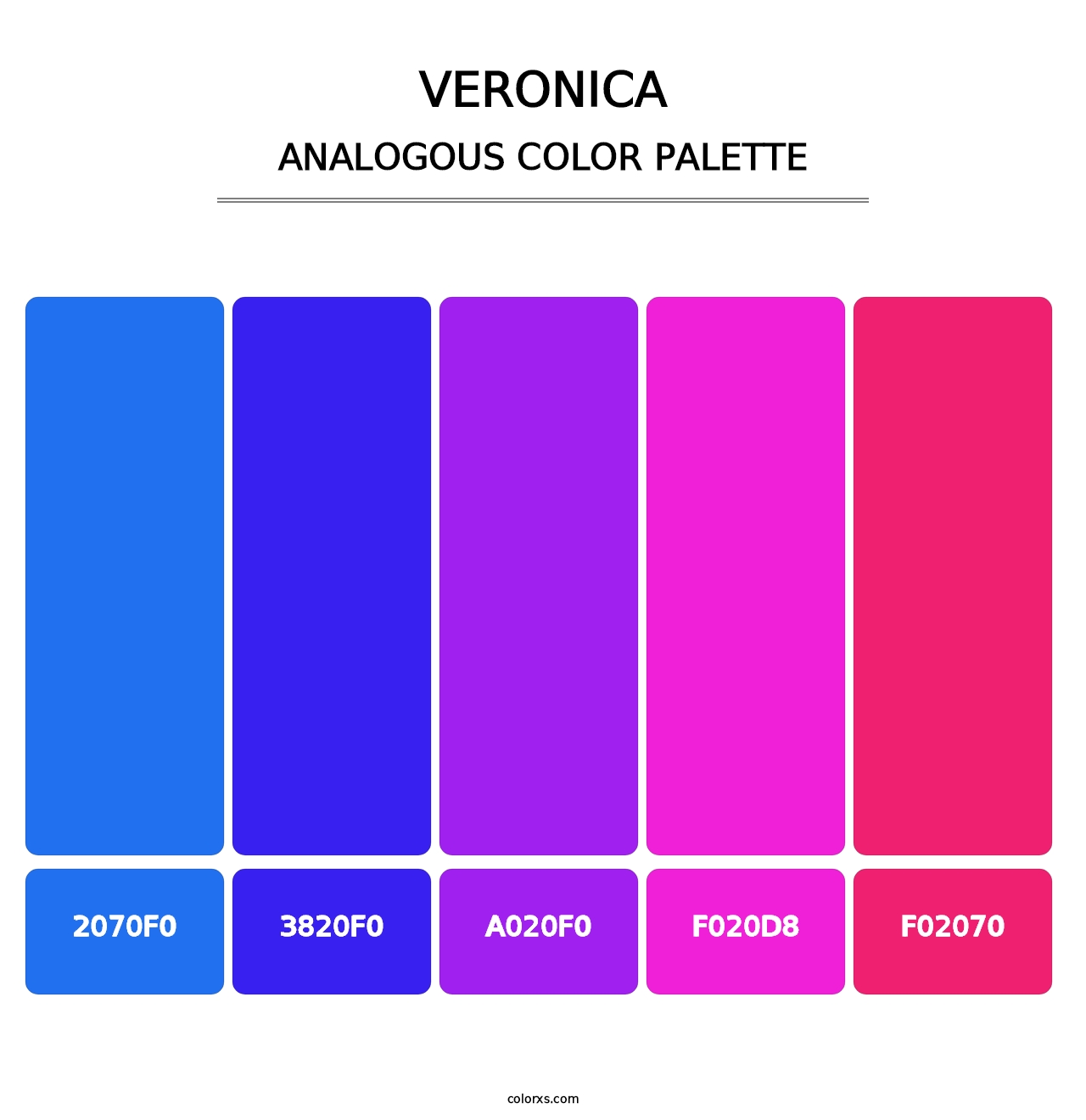 Veronica - Analogous Color Palette