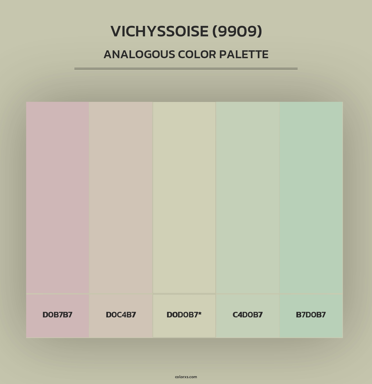 Vichyssoise (9909) - Analogous Color Palette