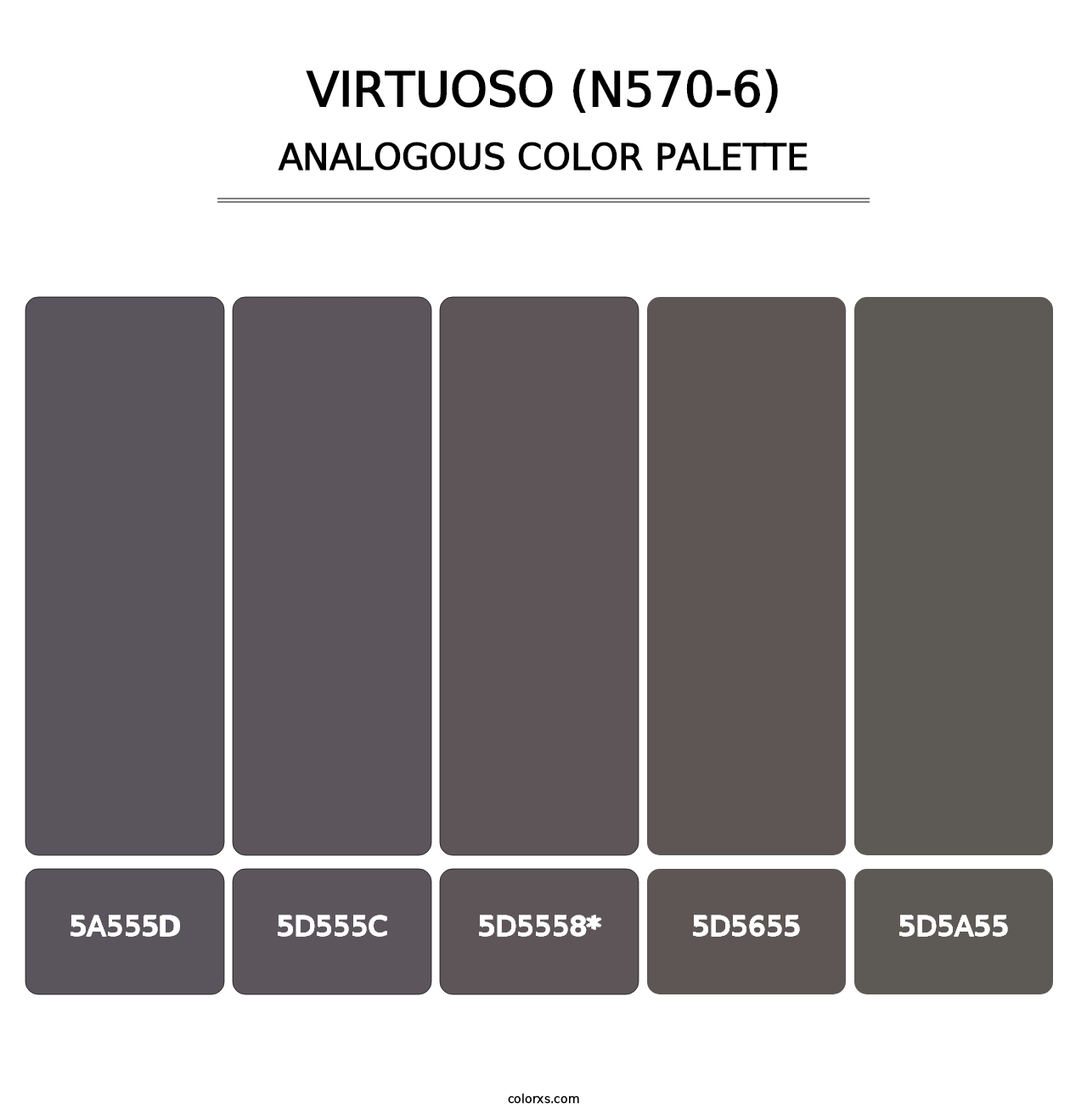 Virtuoso (N570-6) - Analogous Color Palette