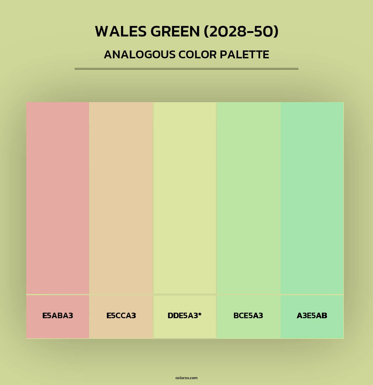 Wales Green (2028-50) - Analogous Color Palette