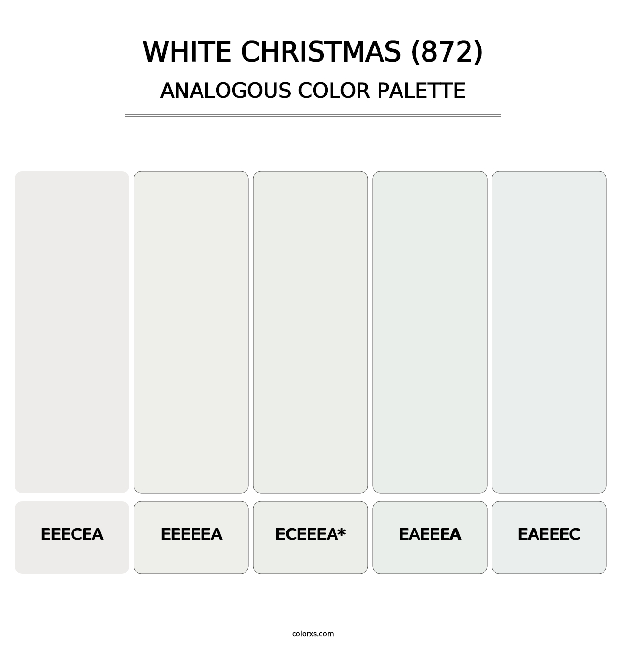 White Christmas (872) - Analogous Color Palette