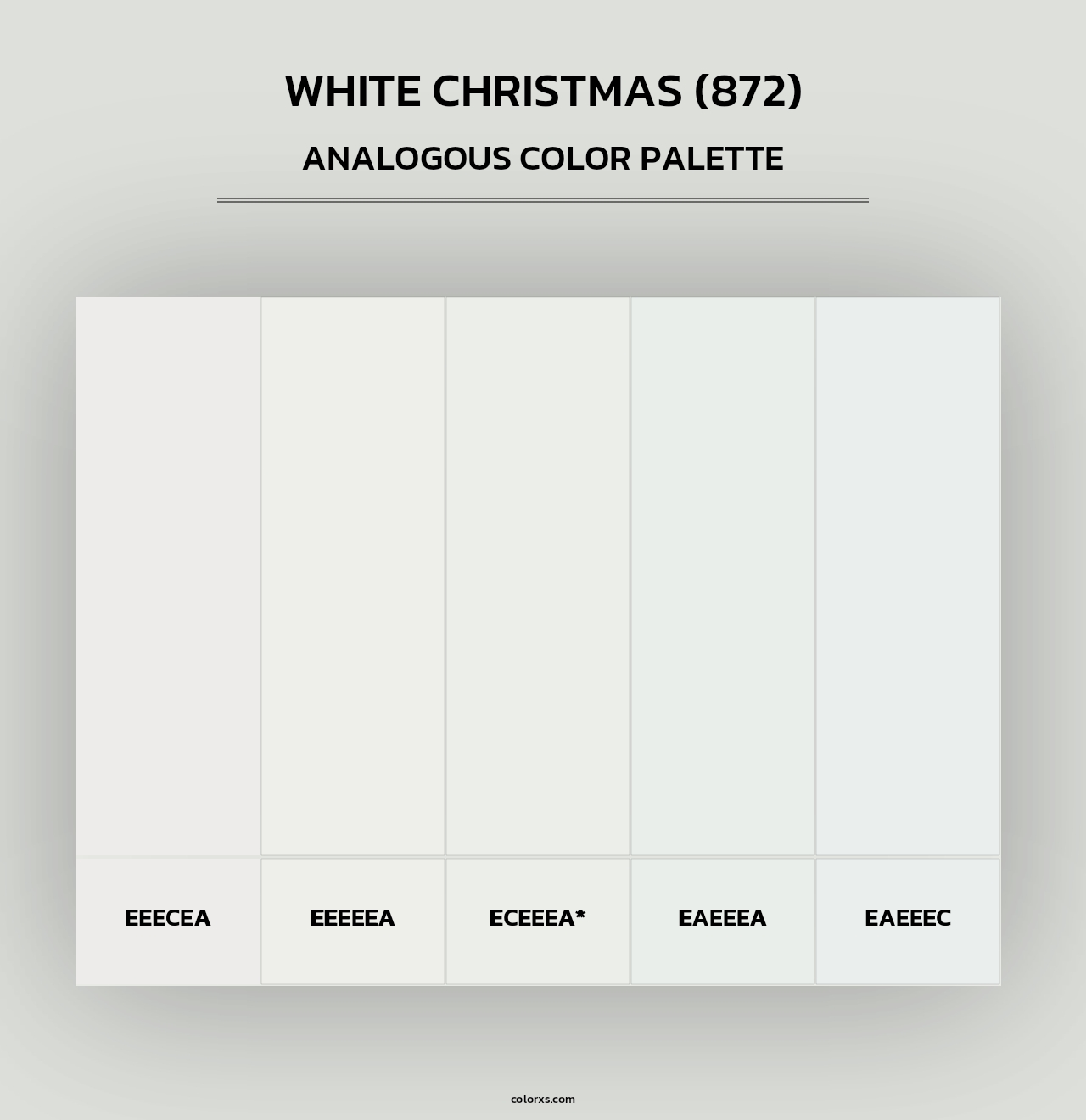 White Christmas (872) - Analogous Color Palette