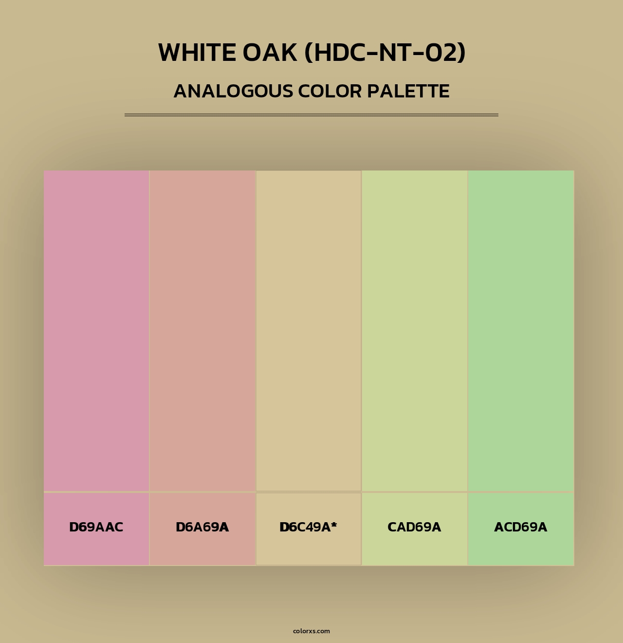 White Oak (HDC-NT-02) - Analogous Color Palette