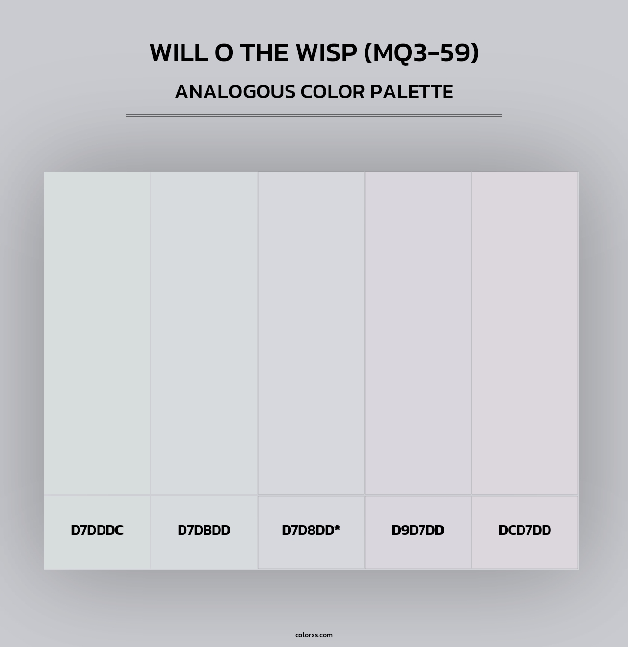 Will O The Wisp (MQ3-59) - Analogous Color Palette