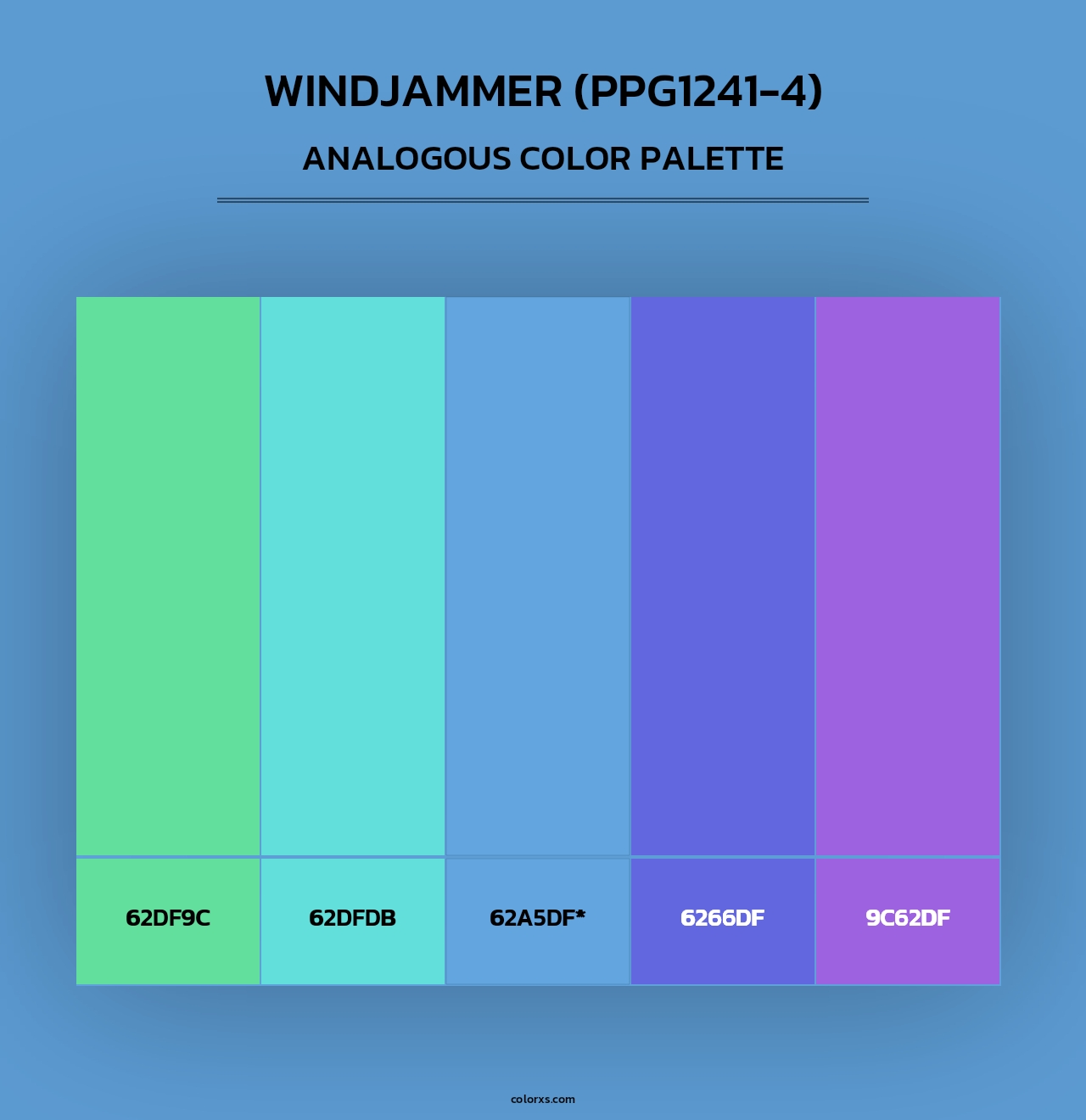 Windjammer (PPG1241-4) - Analogous Color Palette