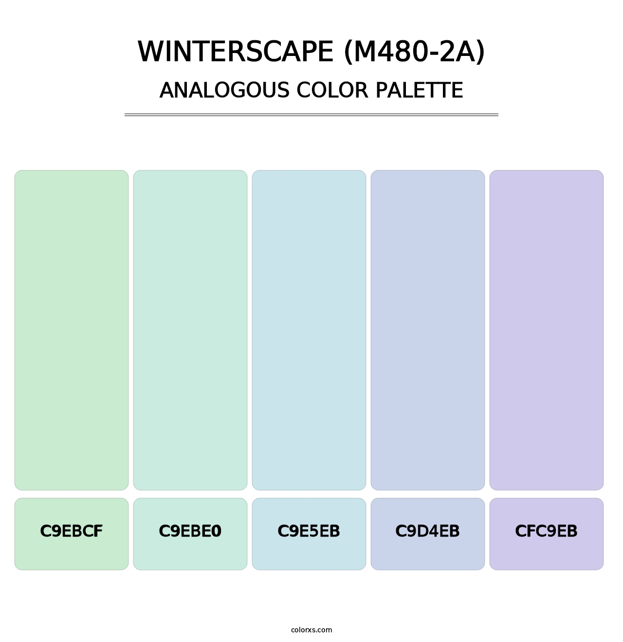 Winterscape (M480-2A) - Analogous Color Palette