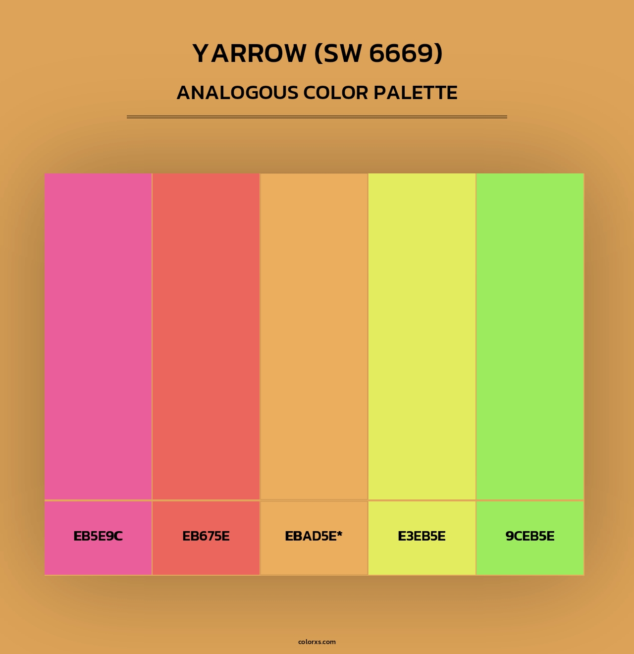 Yarrow (SW 6669) - Analogous Color Palette