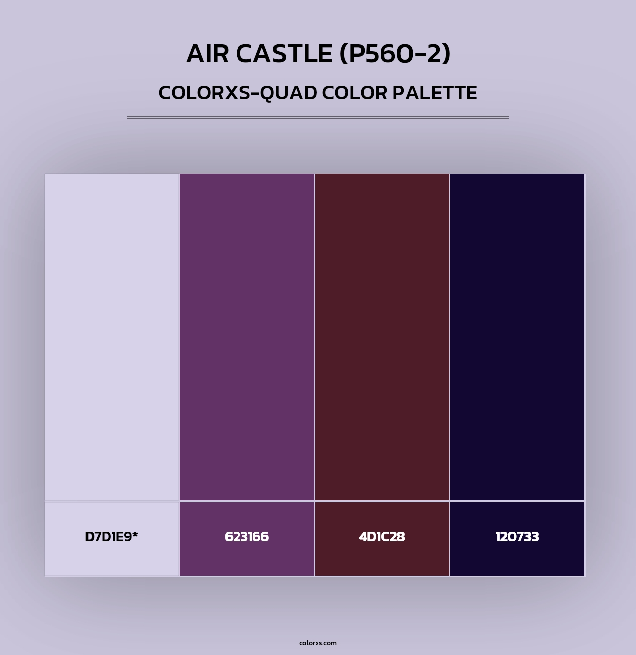 Air Castle (P560-2) - Colorxs Quad Palette