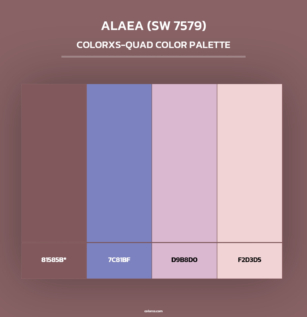 Alaea (SW 7579) - Colorxs Quad Palette