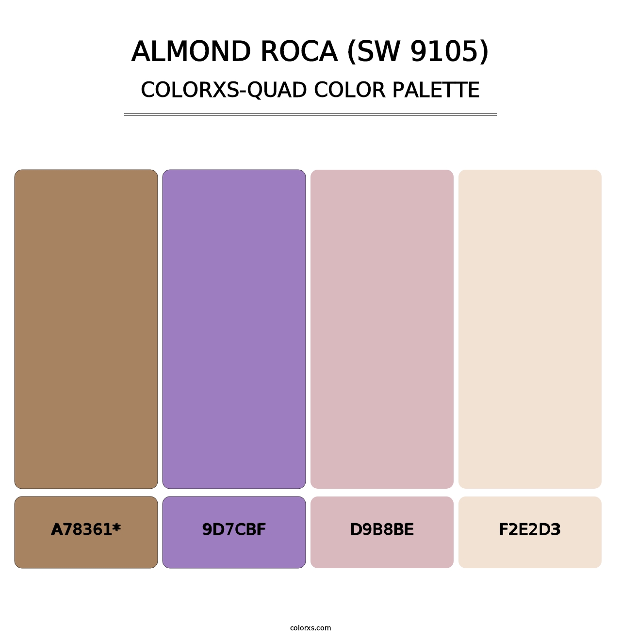 Almond Roca (SW 9105) - Colorxs Quad Palette