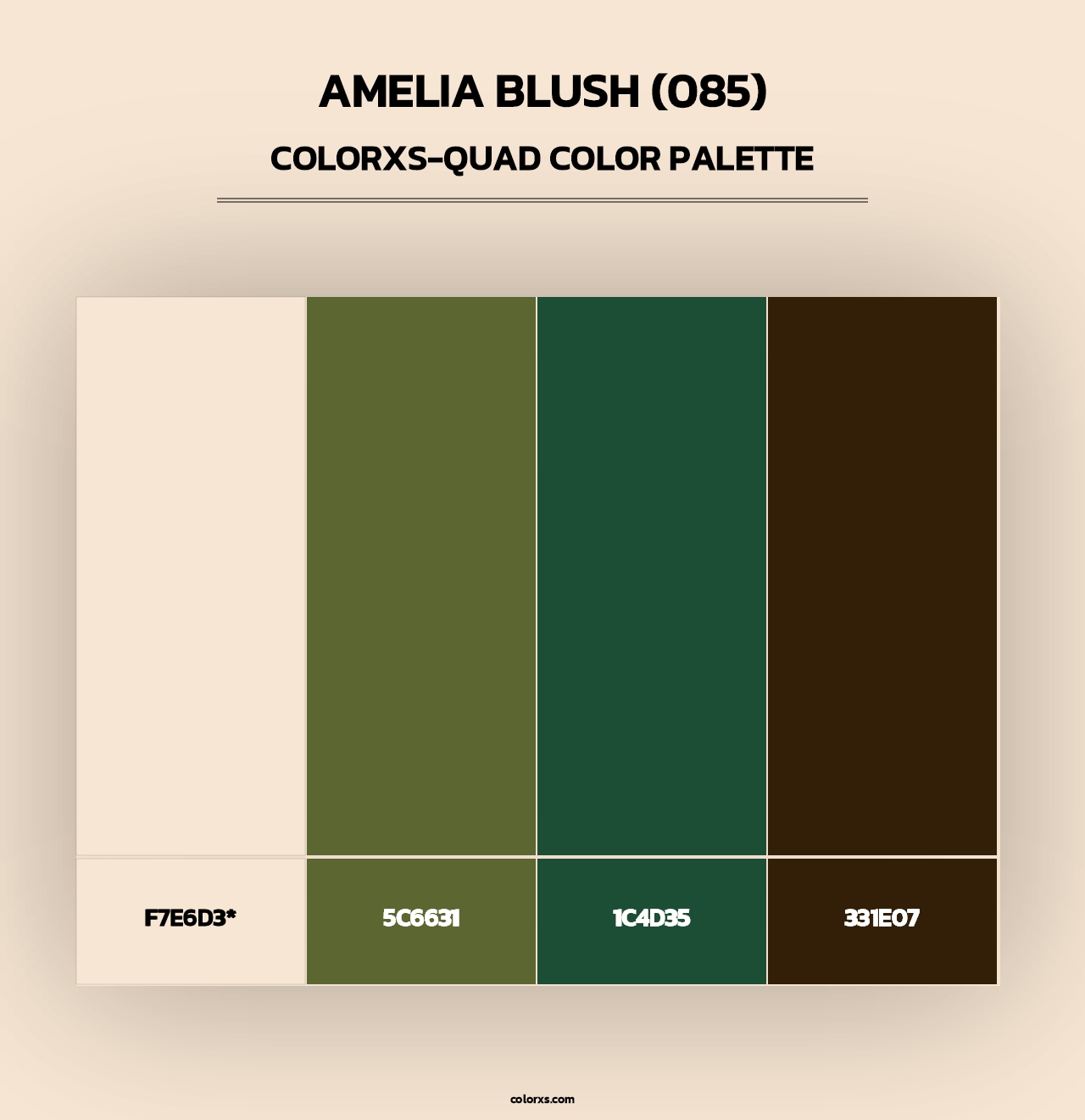Amelia Blush (085) - Colorxs Quad Palette