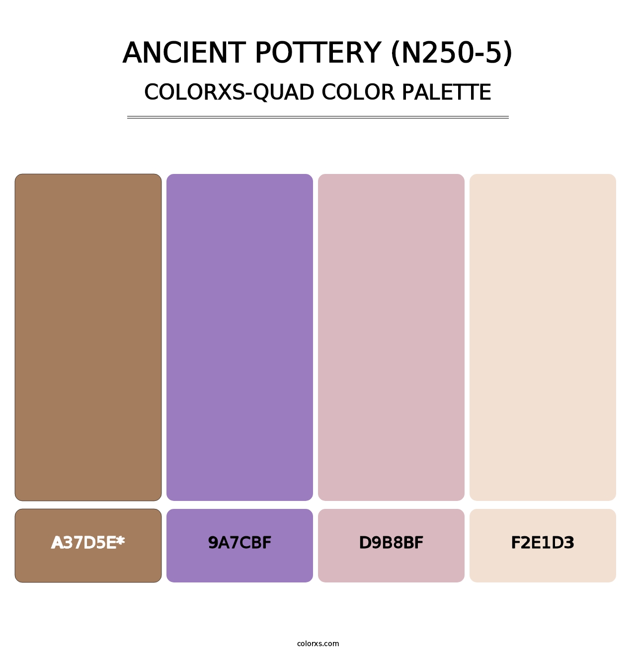 Ancient Pottery (N250-5) - Colorxs Quad Palette