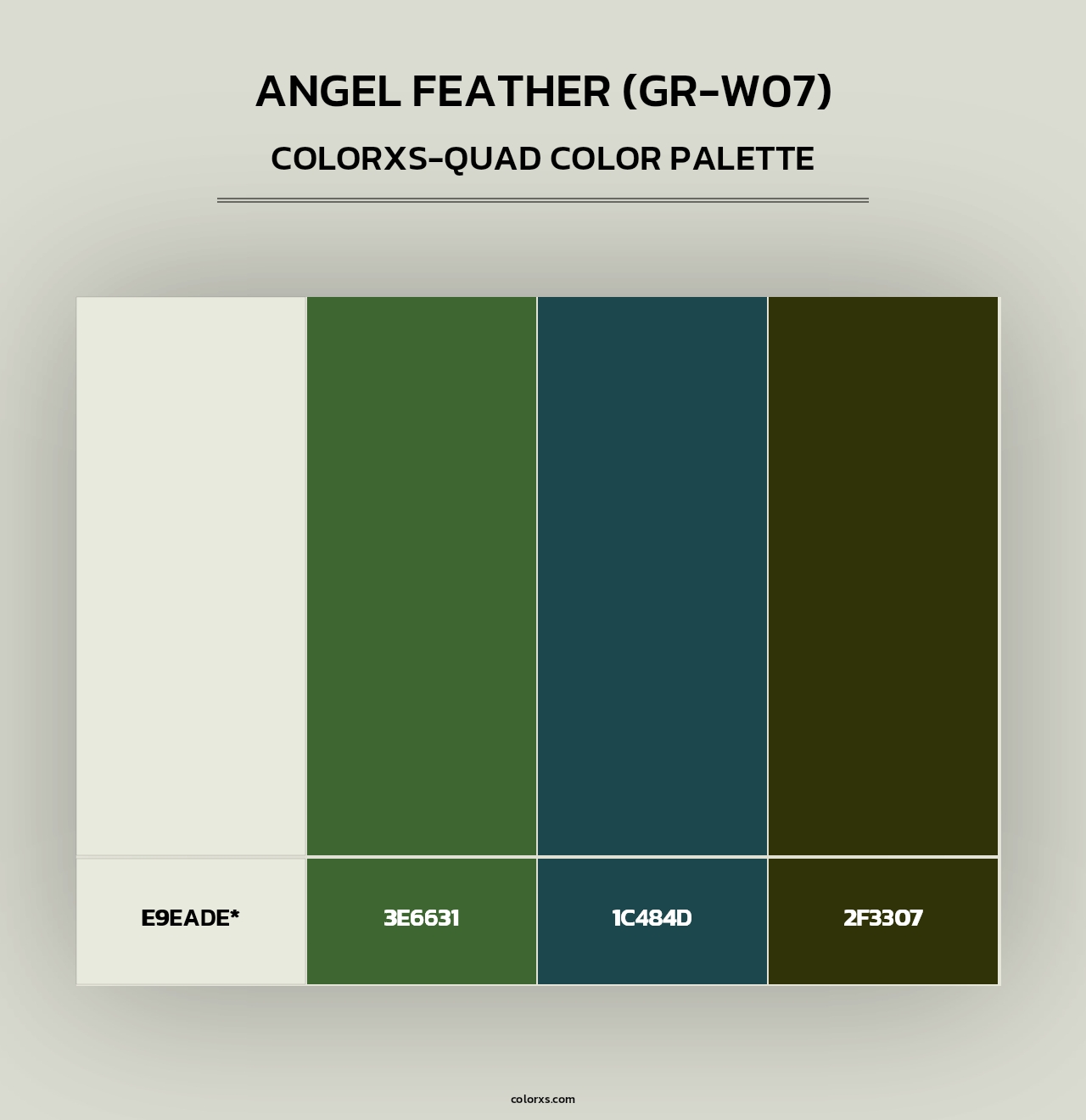 Angel Feather (GR-W07) - Colorxs Quad Palette
