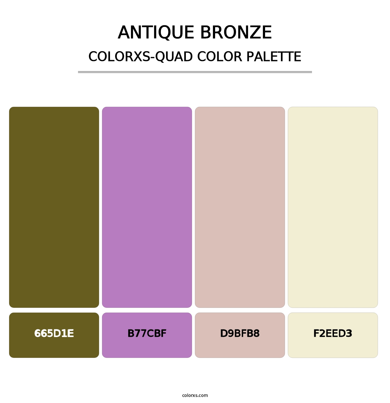 Antique Bronze - Colorxs Quad Palette