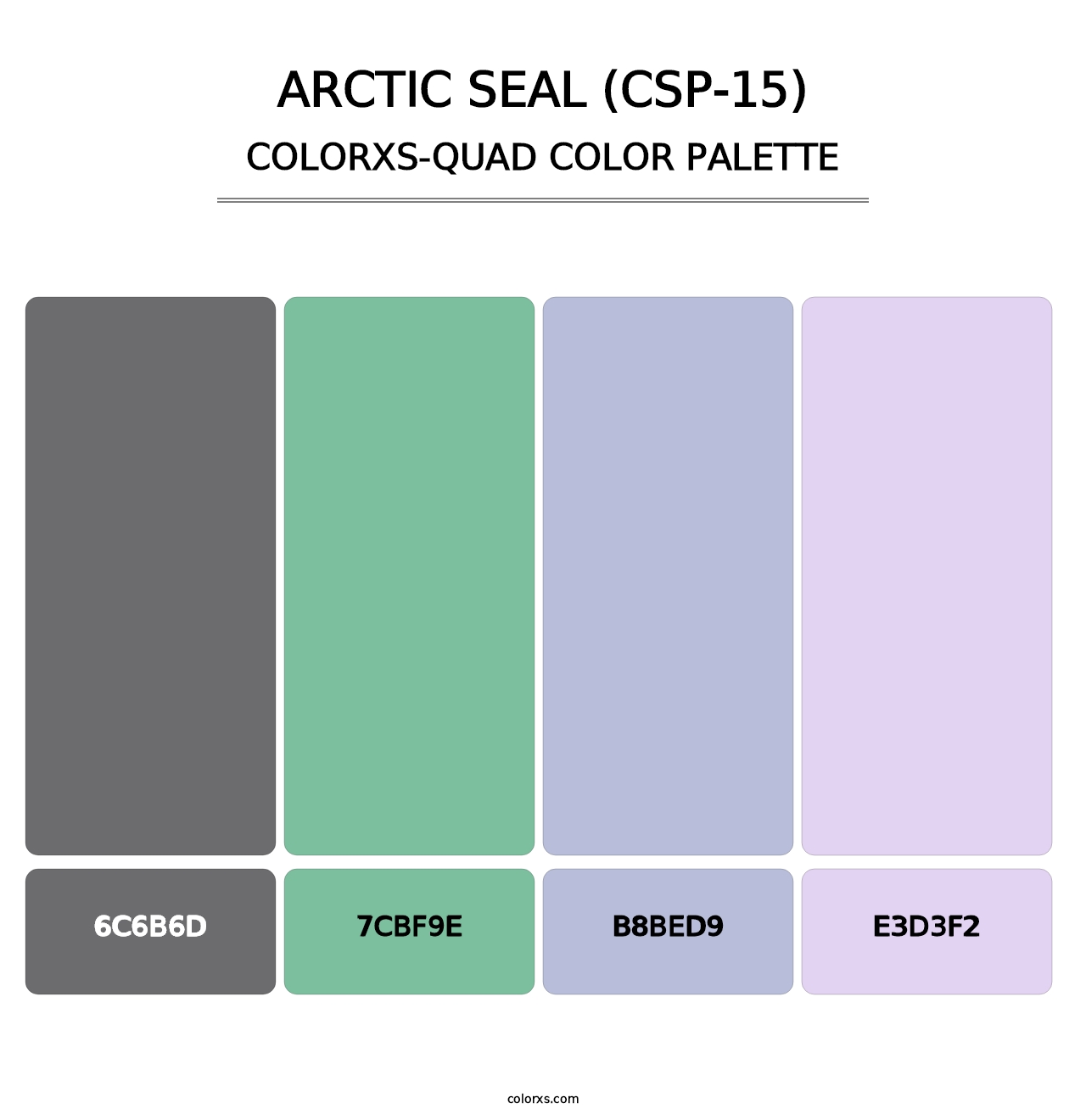 Arctic Seal (CSP-15) - Colorxs Quad Palette