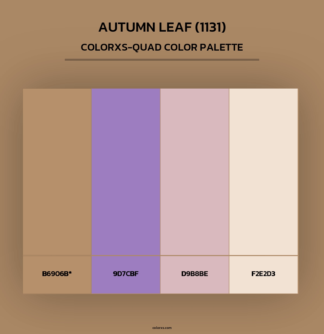 Autumn Leaf (1131) - Colorxs Quad Palette