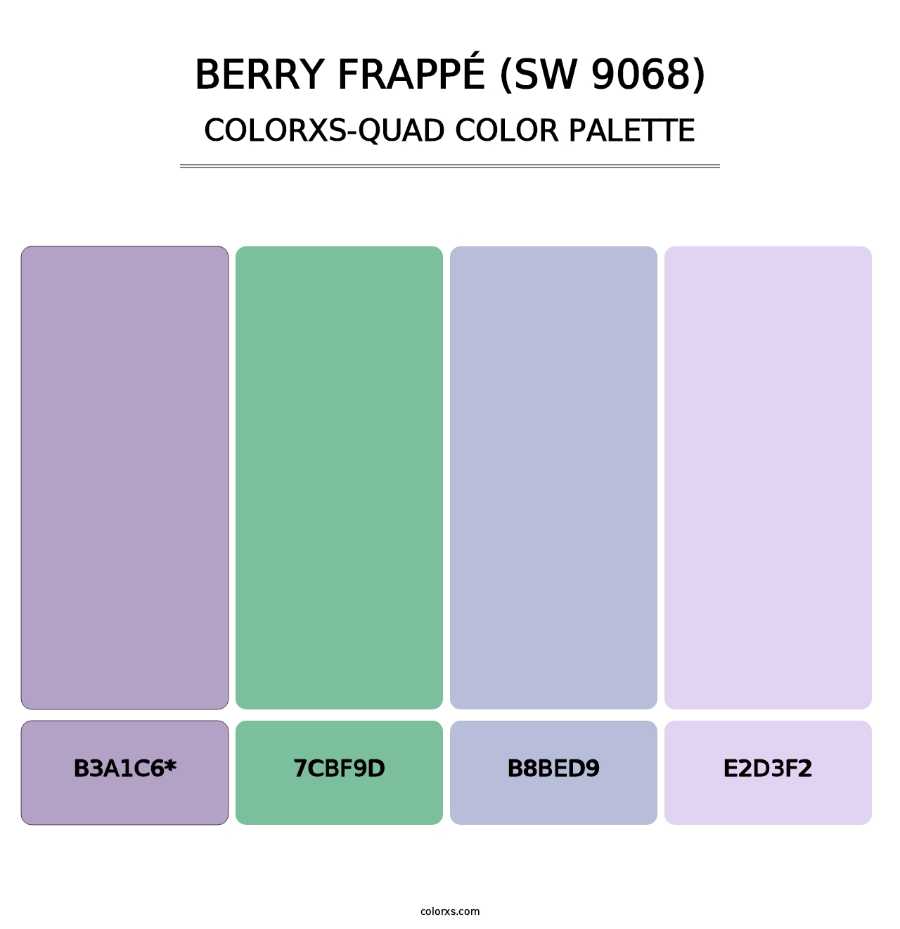 Berry Frappé (SW 9068) - Colorxs Quad Palette