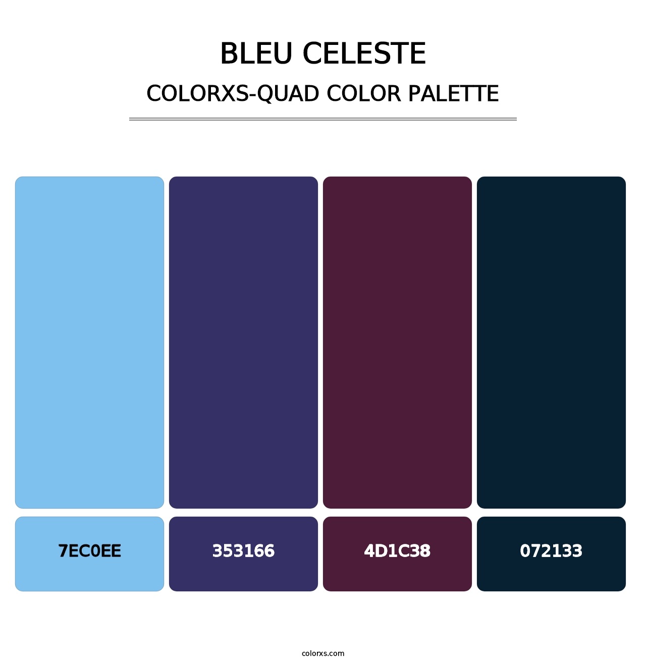 Bleu Celeste - Colorxs Quad Palette