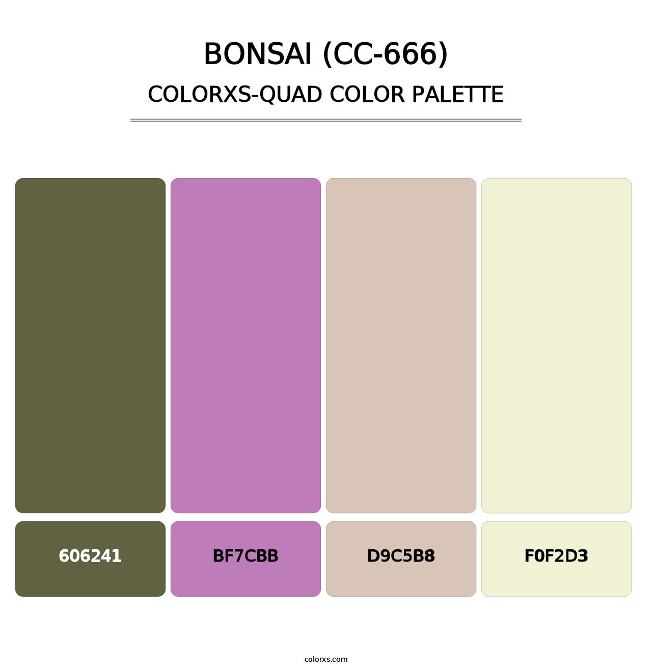 Bonsai (CC-666) - Colorxs Quad Palette