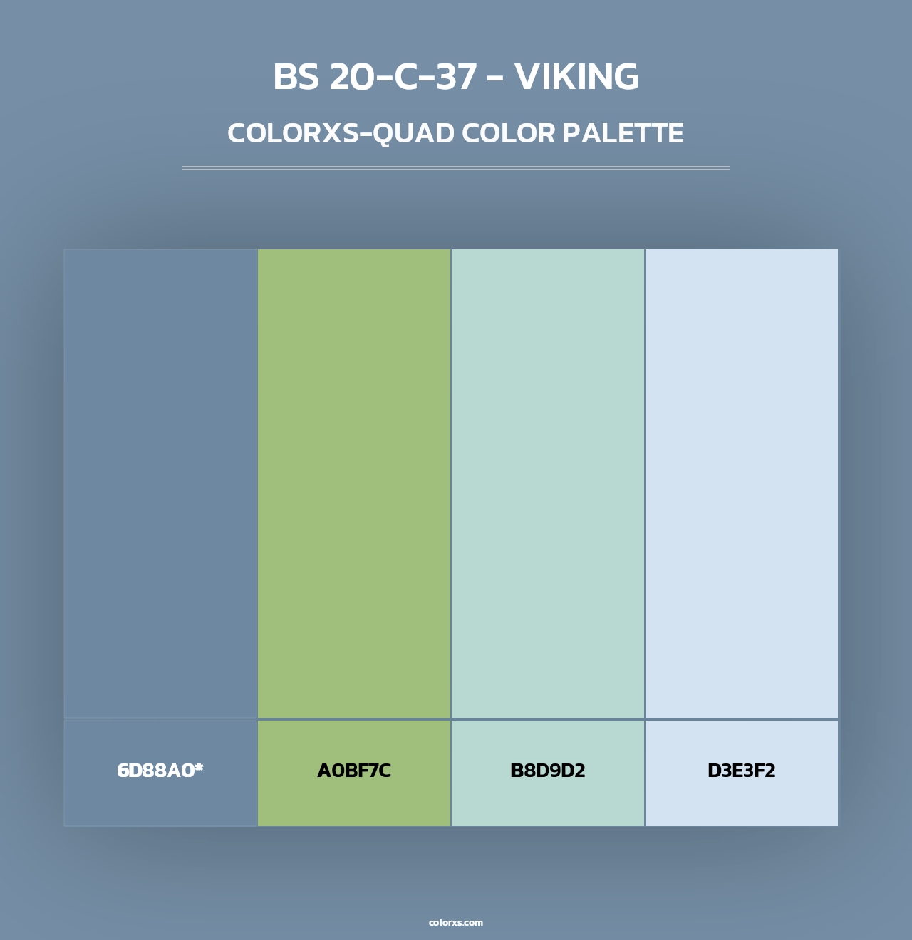 BS 20-C-37 - Viking - Colorxs Quad Palette