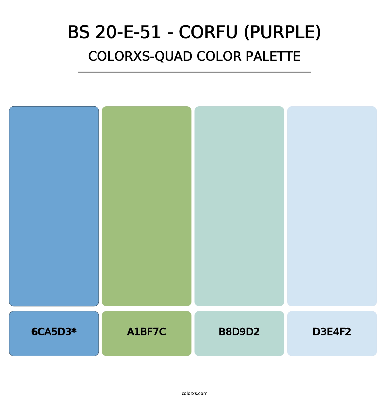 BS 20-E-51 - Corfu (Purple) - Colorxs Quad Palette