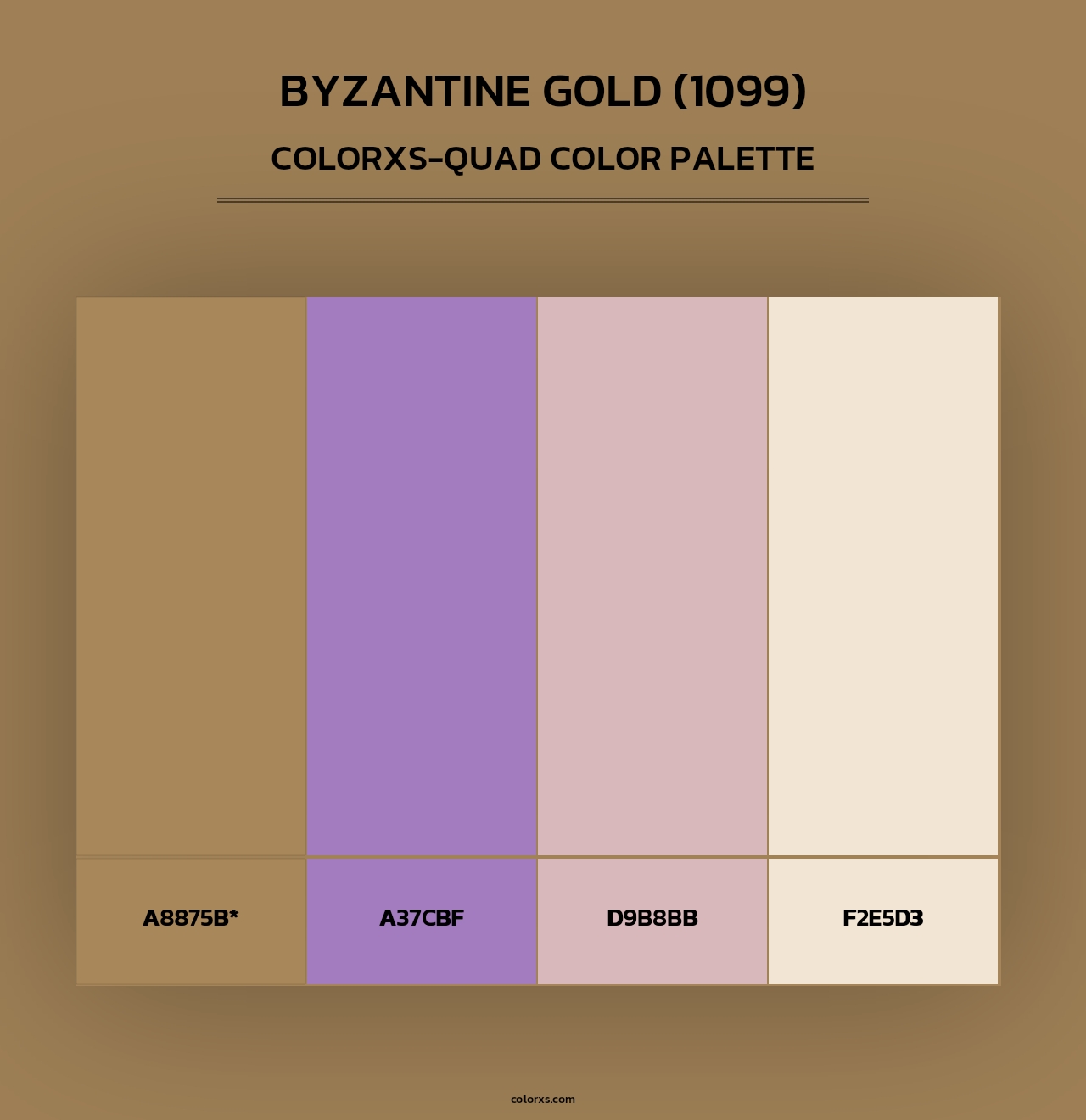 Byzantine Gold (1099) - Colorxs Quad Palette