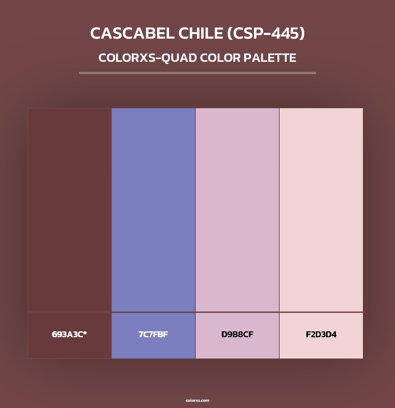 Cascabel Chile (CSP-445) - Colorxs Quad Palette