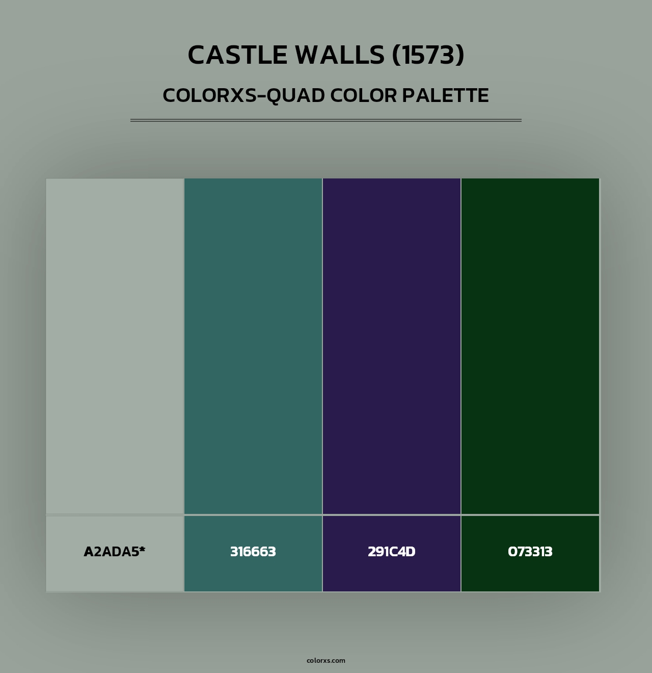 Castle Walls (1573) - Colorxs Quad Palette