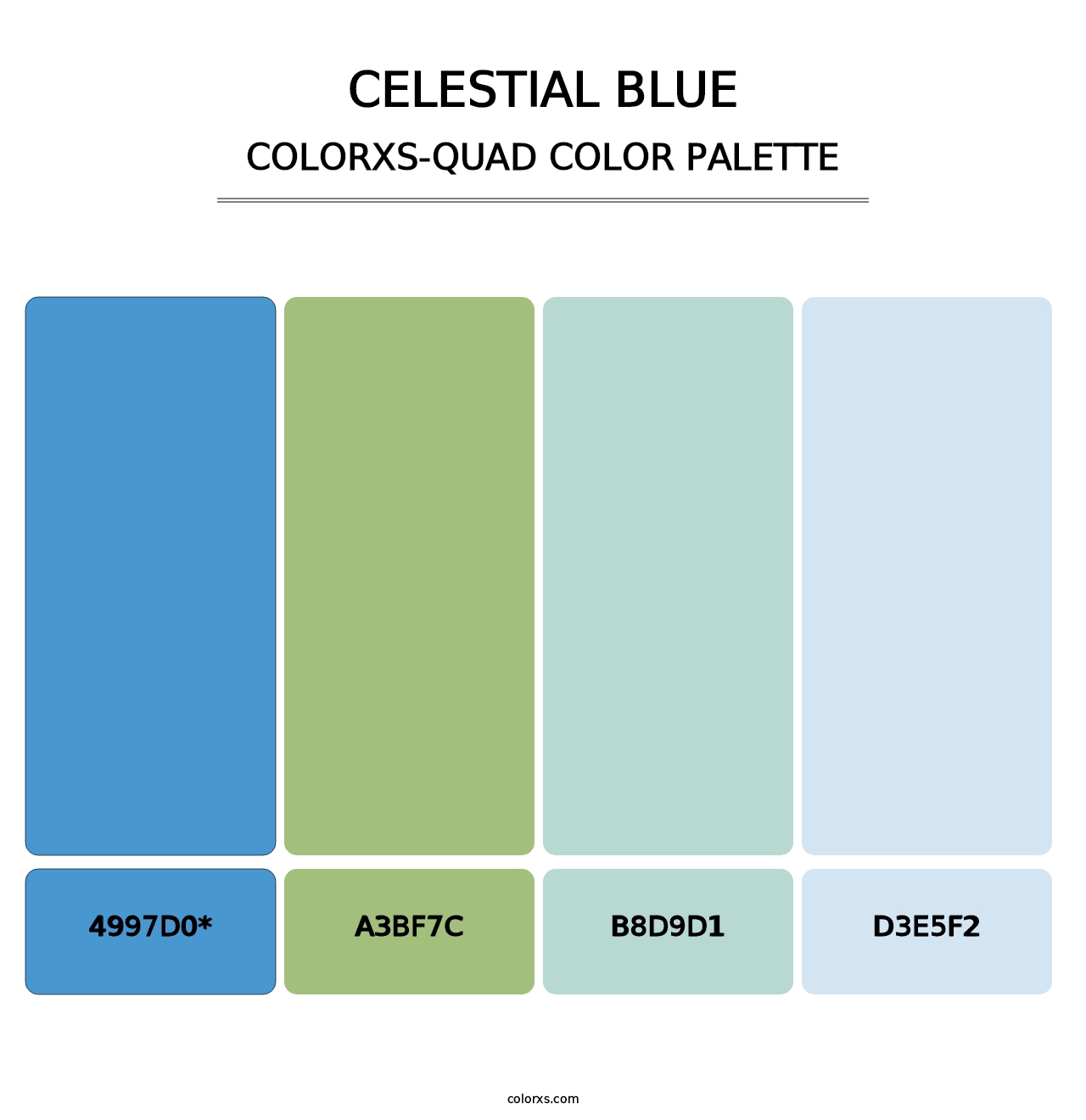 Celestial Blue - Colorxs Quad Palette