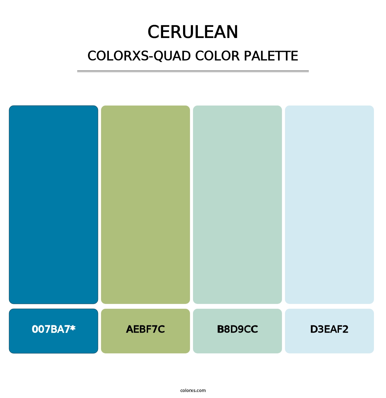 Cerulean - Colorxs Quad Palette