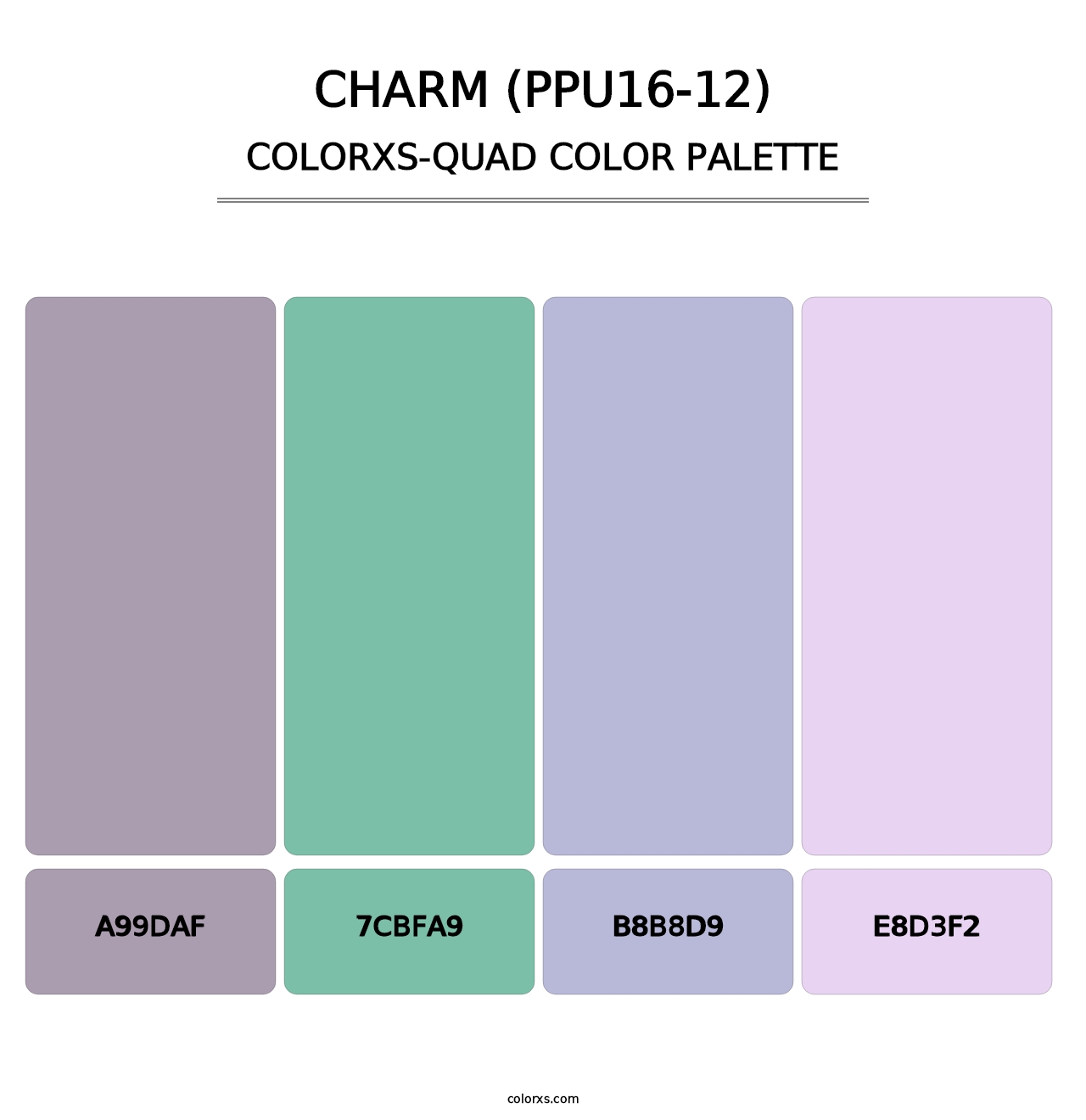 Charm (PPU16-12) - Colorxs Quad Palette