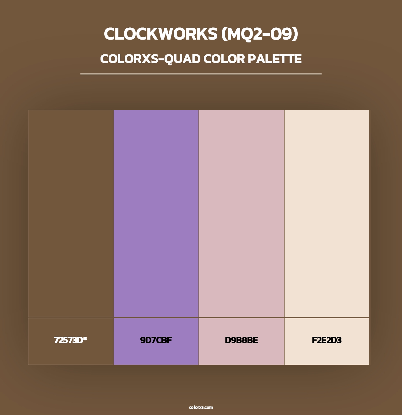 Clockworks (MQ2-09) - Colorxs Quad Palette