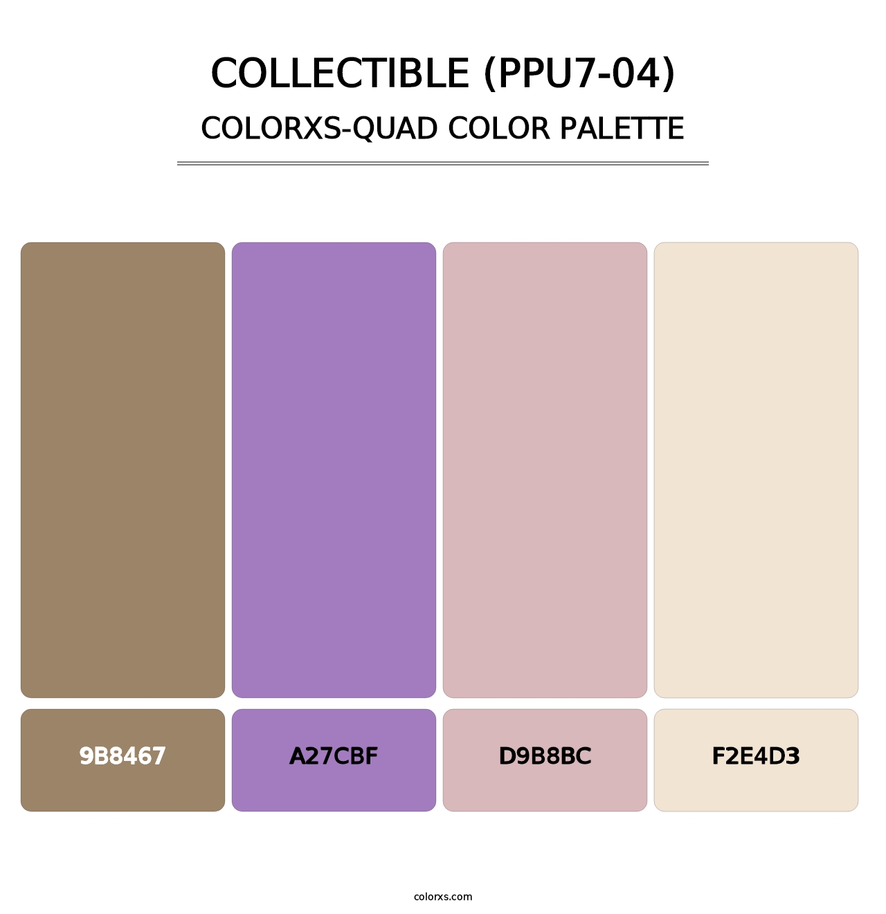 Collectible (PPU7-04) - Colorxs Quad Palette