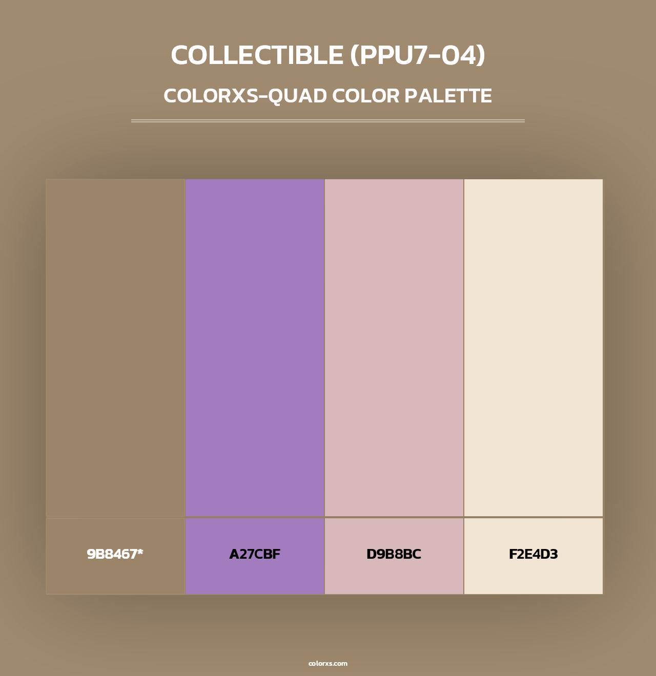 Collectible (PPU7-04) - Colorxs Quad Palette