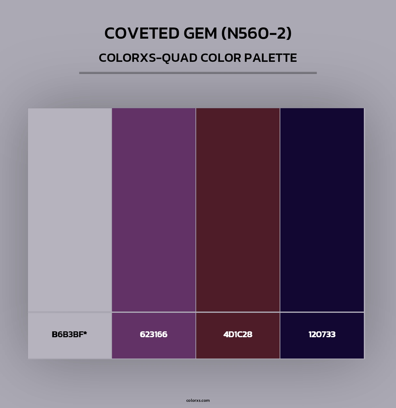 Coveted Gem (N560-2) - Colorxs Quad Palette